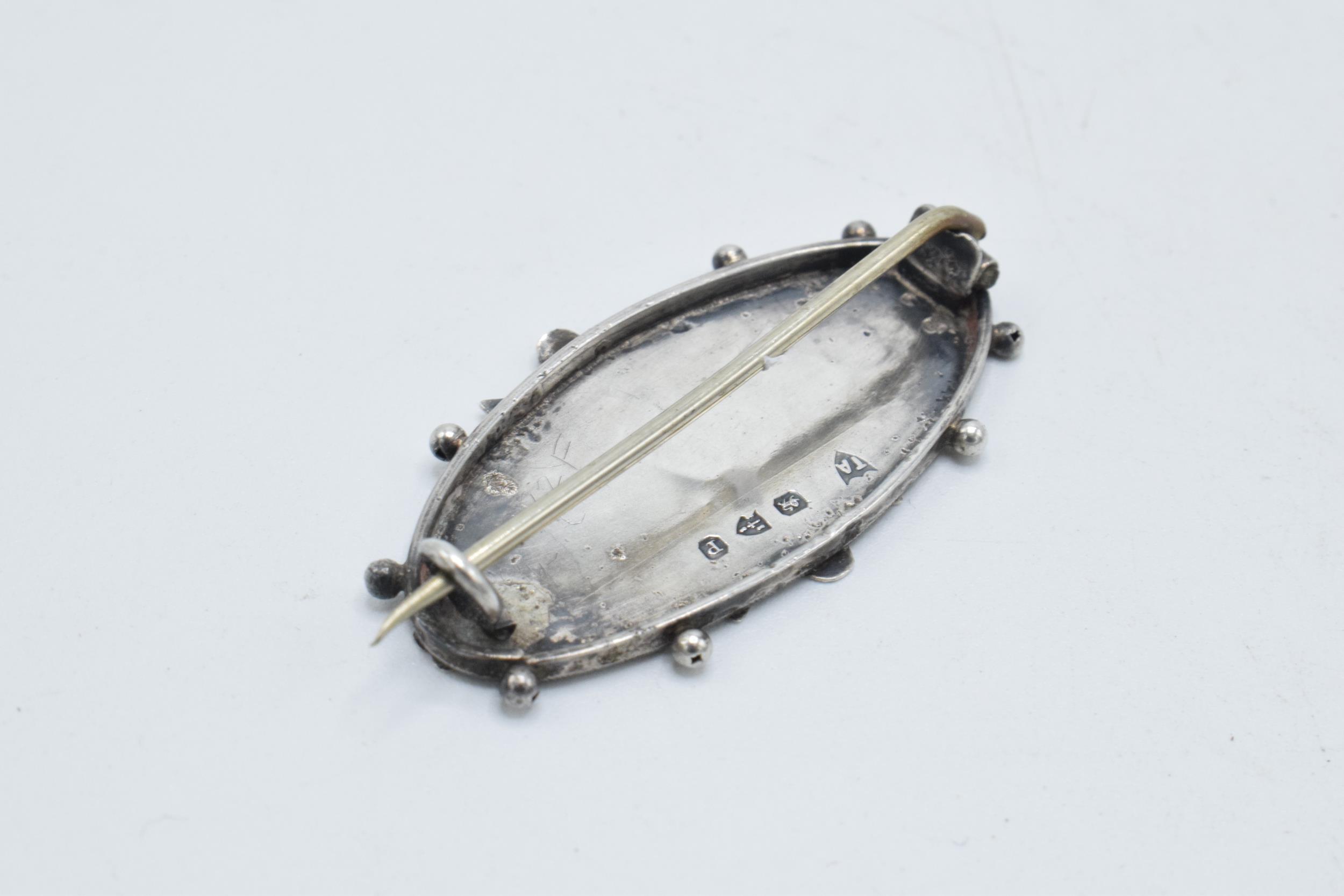 Silver sweetheart brooch 'Dorothy' Chester 1897. - Image 2 of 2
