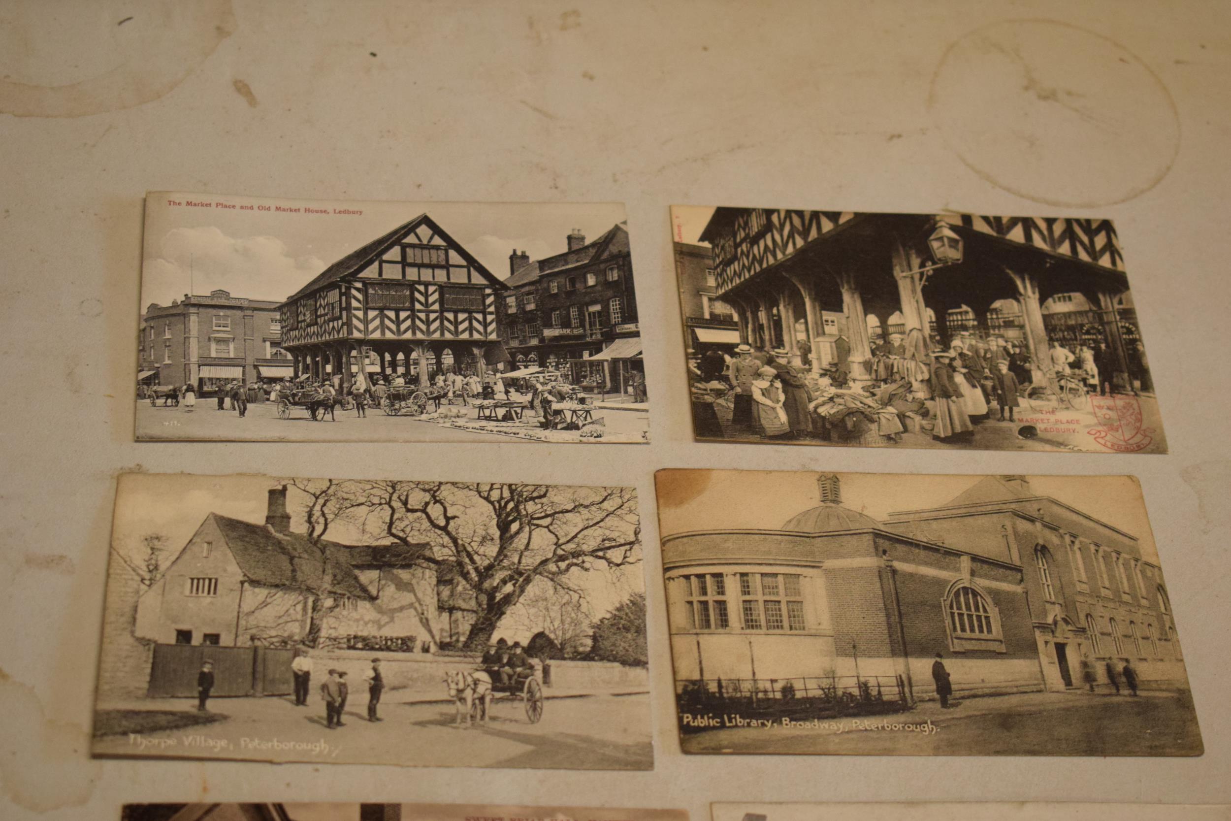 A collection of vintage postcards to include ones of Moreton Hall, Congleton, RMS Lucitania, - Bild 10 aus 11