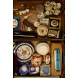 A mixed collection of items to include Wedgwood Jasperware, oriental pottery, glass ware and other