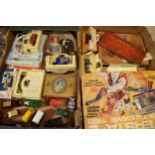 A mixed collection of items to include Franklyn's Patience Game, Interstate Pistol TV Game, boxed