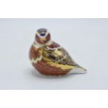 Royal Crown Derby paperweight Chaffinch, second. In good condition with no obvious damage or