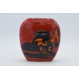 Anita Harris Art Pottery limited edition vase of a Digger: produced in an exclusive edition of 25