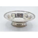 Hallmarked silver oval bowl / pierced dish, 177.2 grams, Sheffield 1905. Walker and Hall.