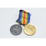 World World One (WW1) pair of George V medals to include Great War for Civilisation and 1914-1918
