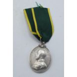 George V silver medal Territorial Force Corporal W Lupton Efficiency Medal West Riding BRFA.