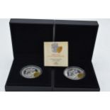 Boxed The London Mint World War One Silver Commemorative One Crown Coin, each weighs 28.28 grams (