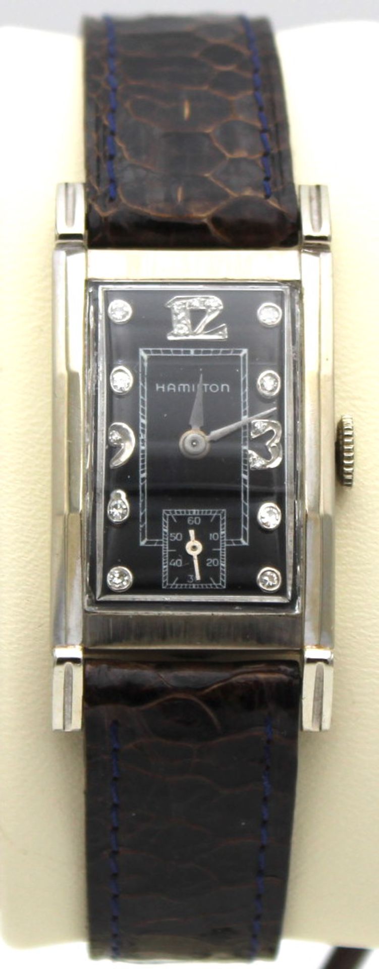 Armbanduhr Hamilton, WG 585; Diamanten, 40er Jahre
