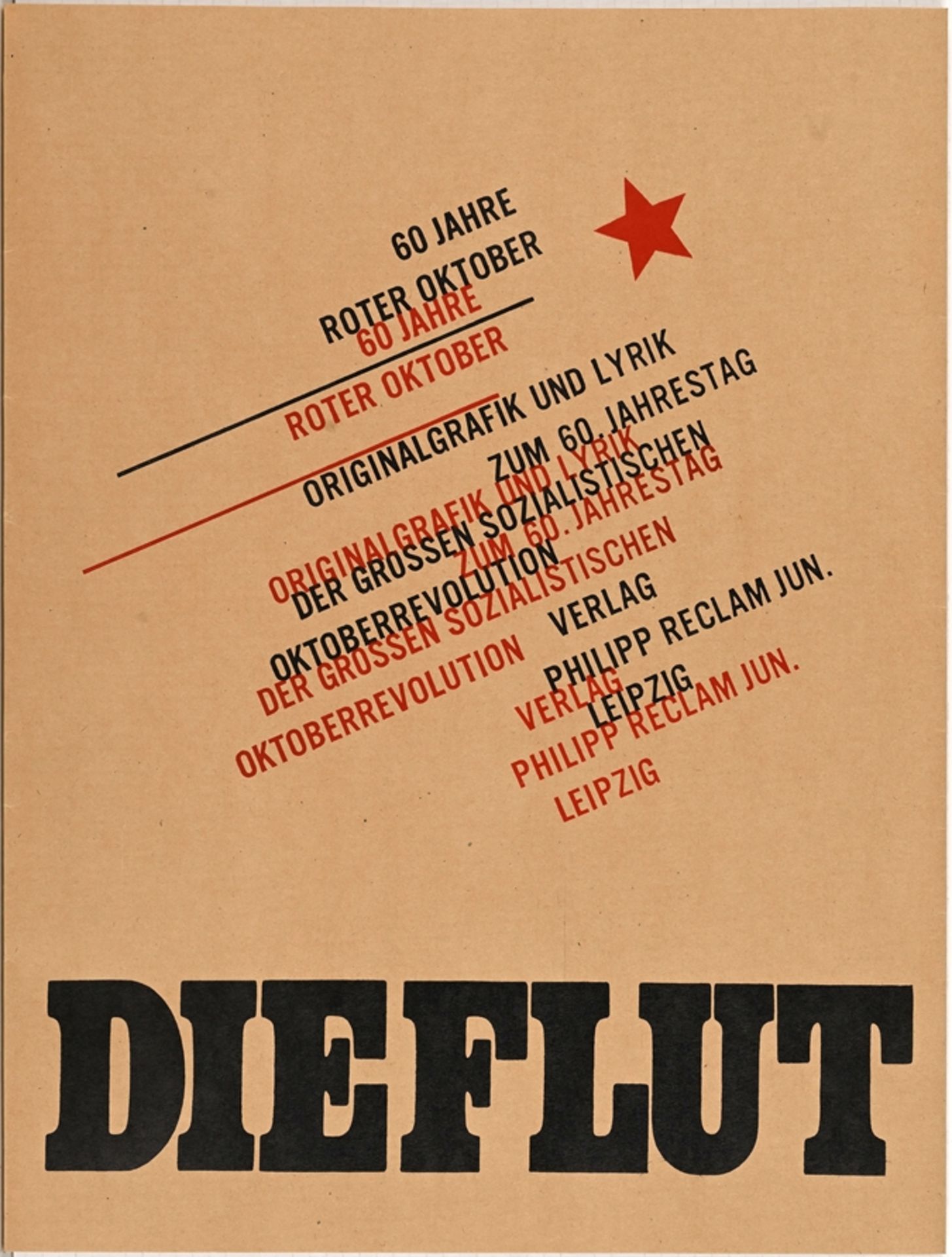 Grafikmappe Die Flut. 60 Jahre Roter Oktober 1917-1977, 1977 - Bild 4 aus 4