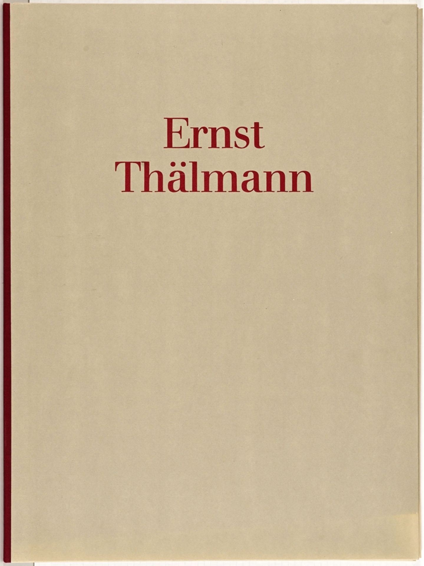 Grafikmappe Ernst Thälmann, 1985 - Bild 2 aus 2