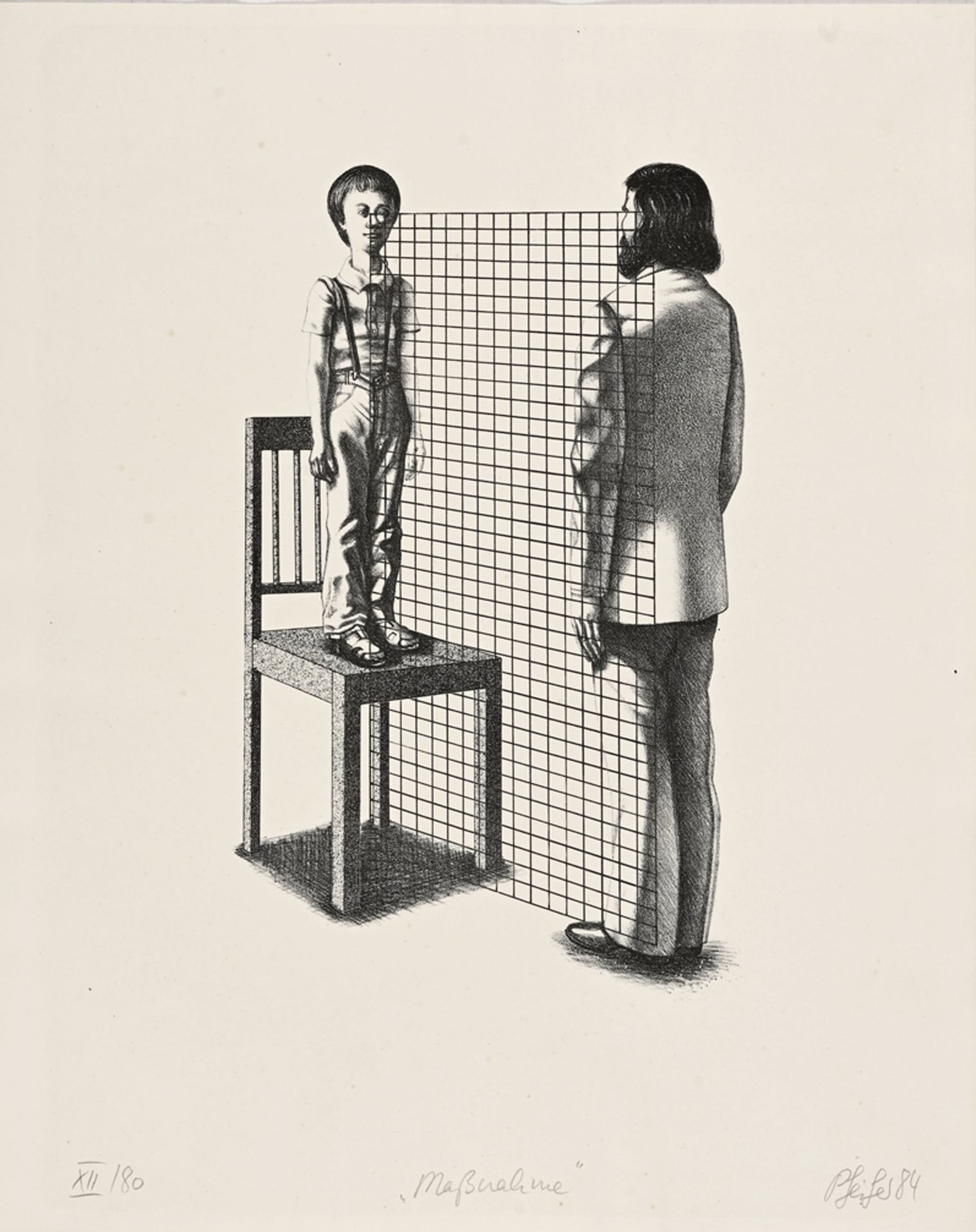 Fünfte Hallesche Grafikmappe, 1984 - Bild 2 aus 3