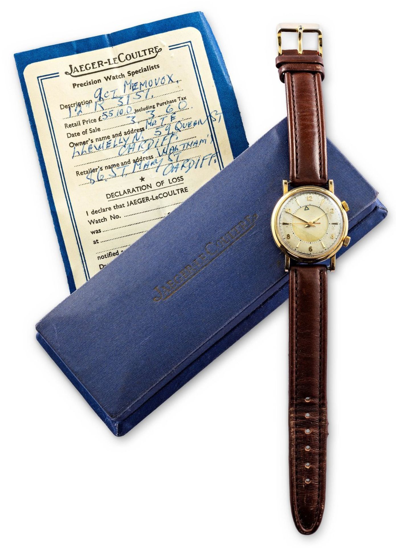 Jaeger-LeCoultre-Vintage-Memovox-Armbanduhr