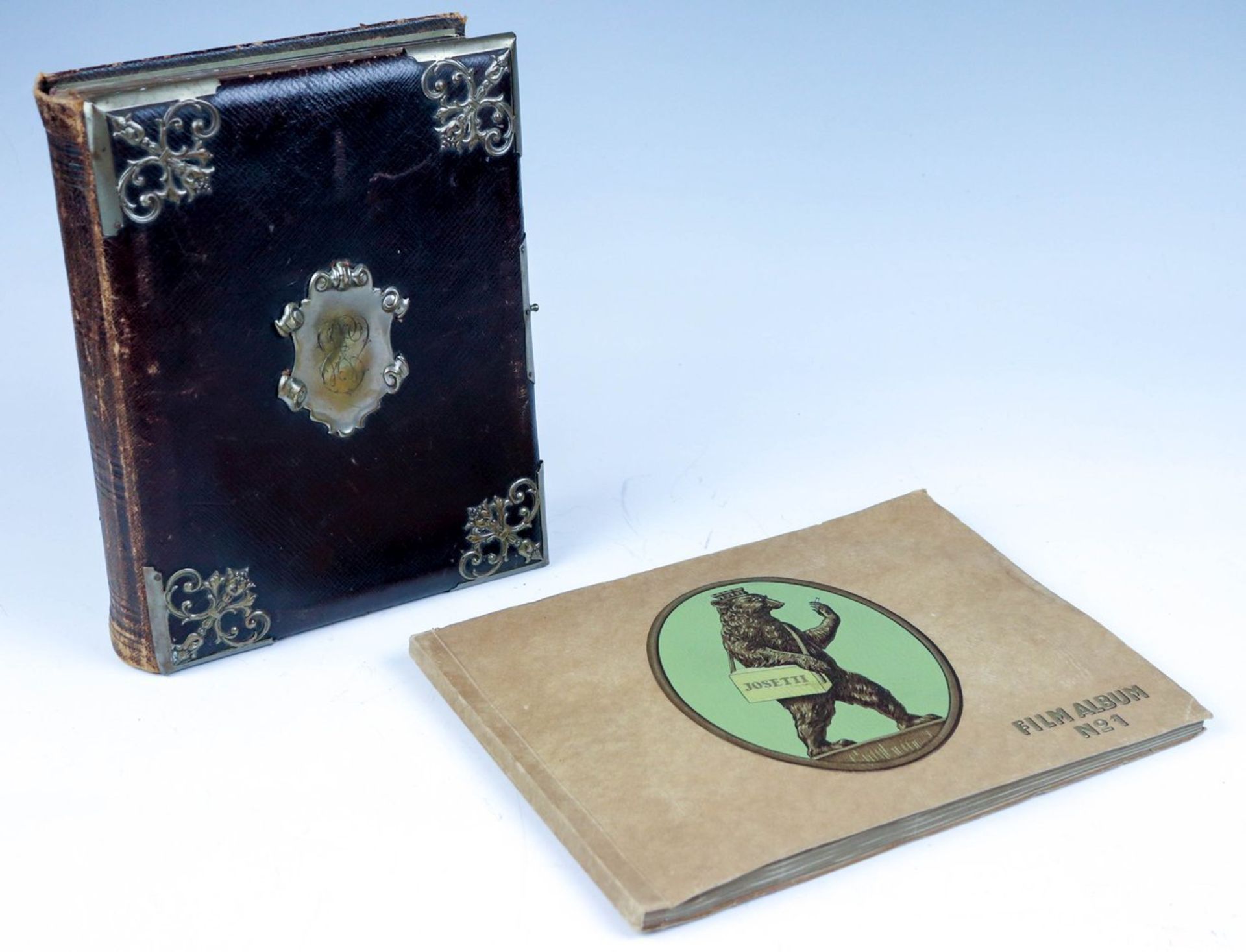 Fotoalbum und Josetti-Film-Album No. 1  E. 19. Jh. u. um 1931/33