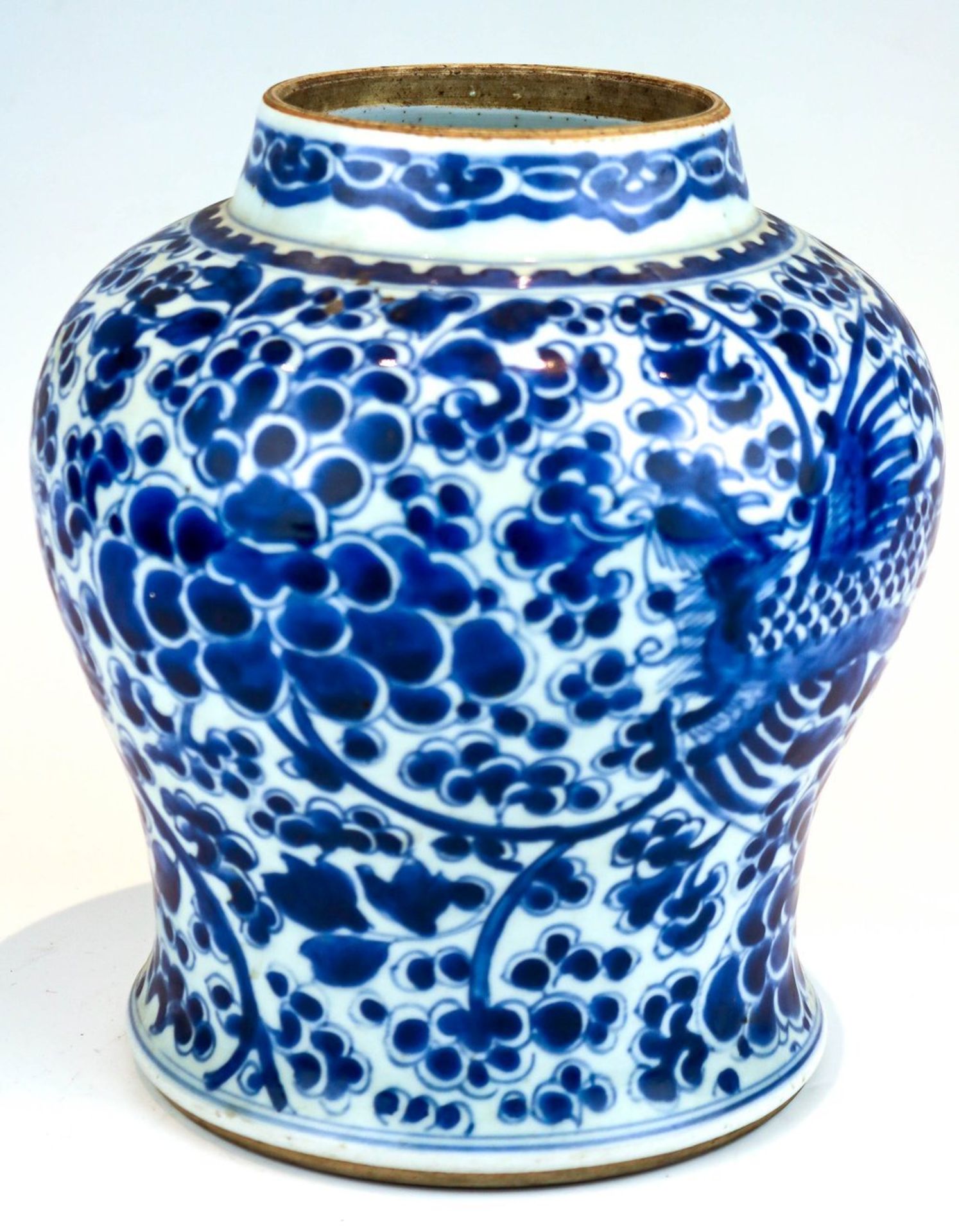 Balustervase China, Qing - Bild 2 aus 4