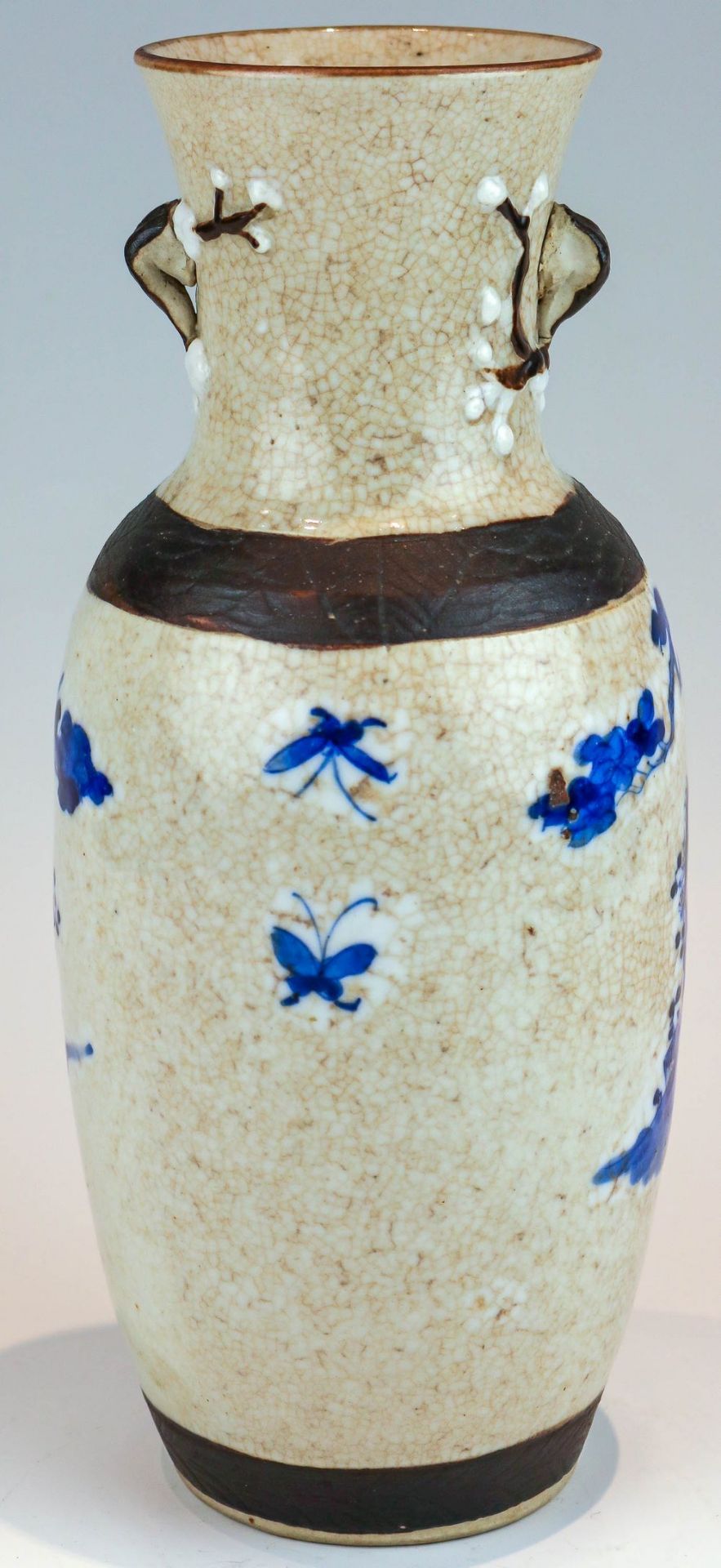 Schlanke Vase Japan, Kutani - Bild 2 aus 4