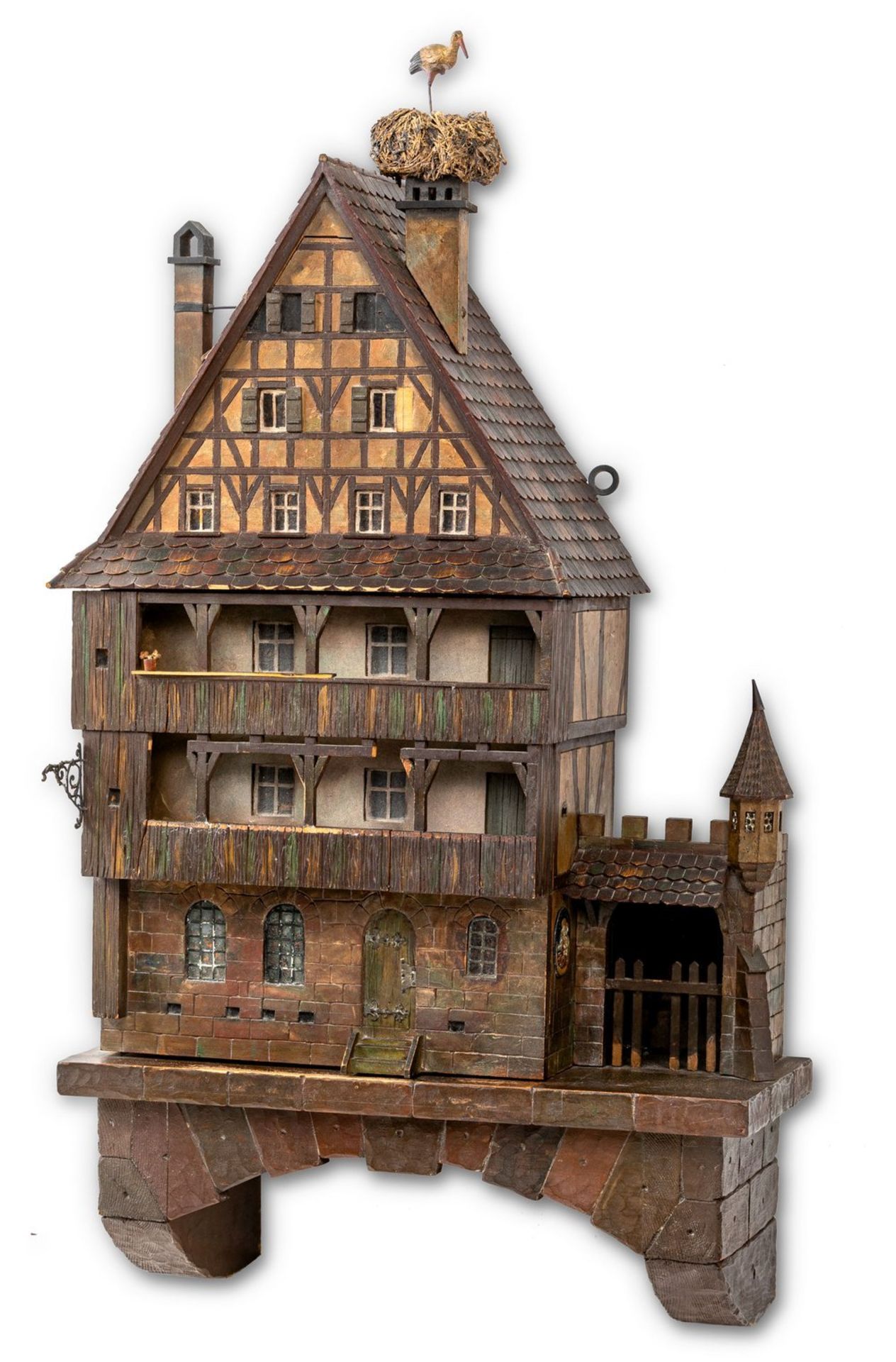 Wohnhaus eines Nürnberger Handwerkers als Hängeschrank Nürnberg, E. 19. Jh.