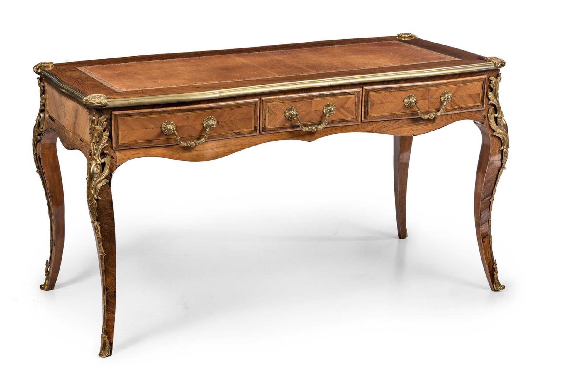 Bureau Plat im Louis-XV-Stil Frankreich, 19. Jh.