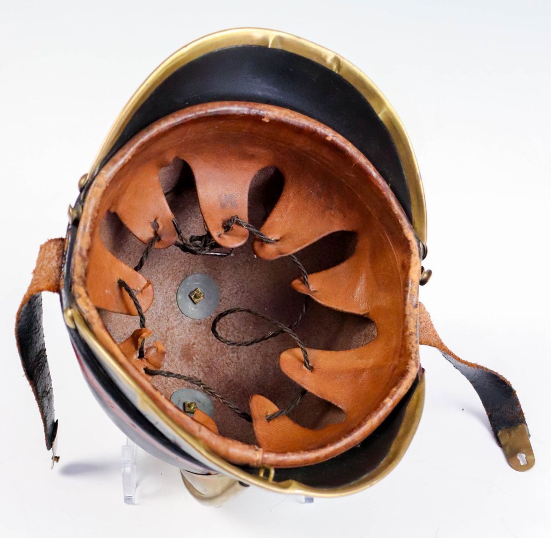 Feuerwehrhelm Modell 1871 Deutsch, um 1871-1918  - Bild 3 aus 4