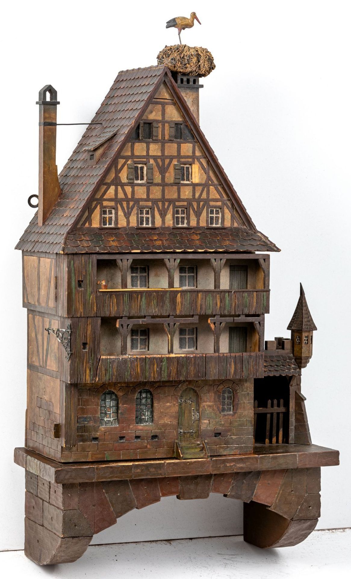 Wohnhaus eines Nürnberger Handwerkers als Hängeschrank Nürnberg, E. 19. Jh. - Bild 2 aus 3