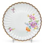 Chrysanthemenschale mit Blaurand Meissen, um 1924/34