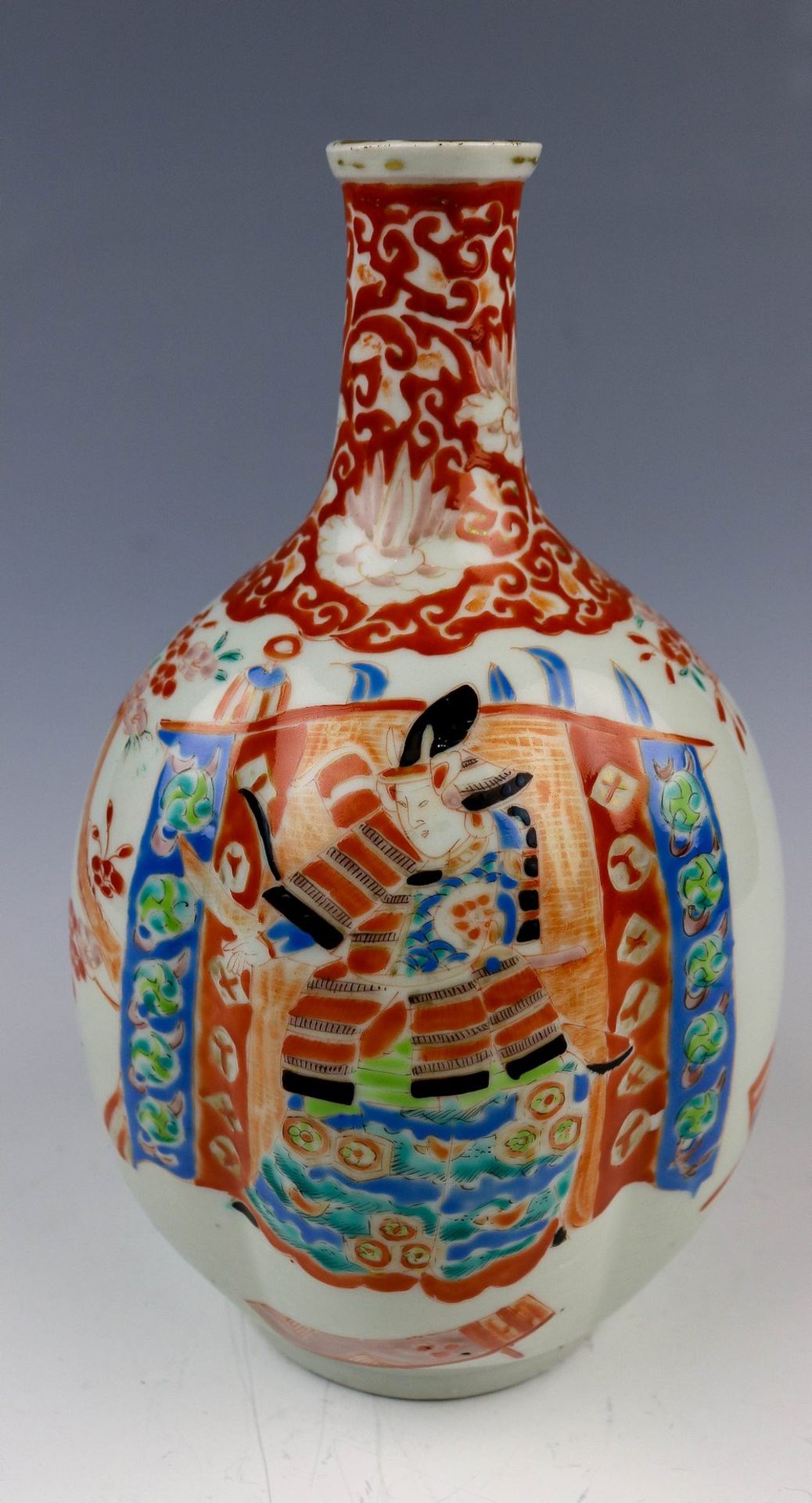 Bauchige Vase mit gerillter Wandung Japan - Image 2 of 3