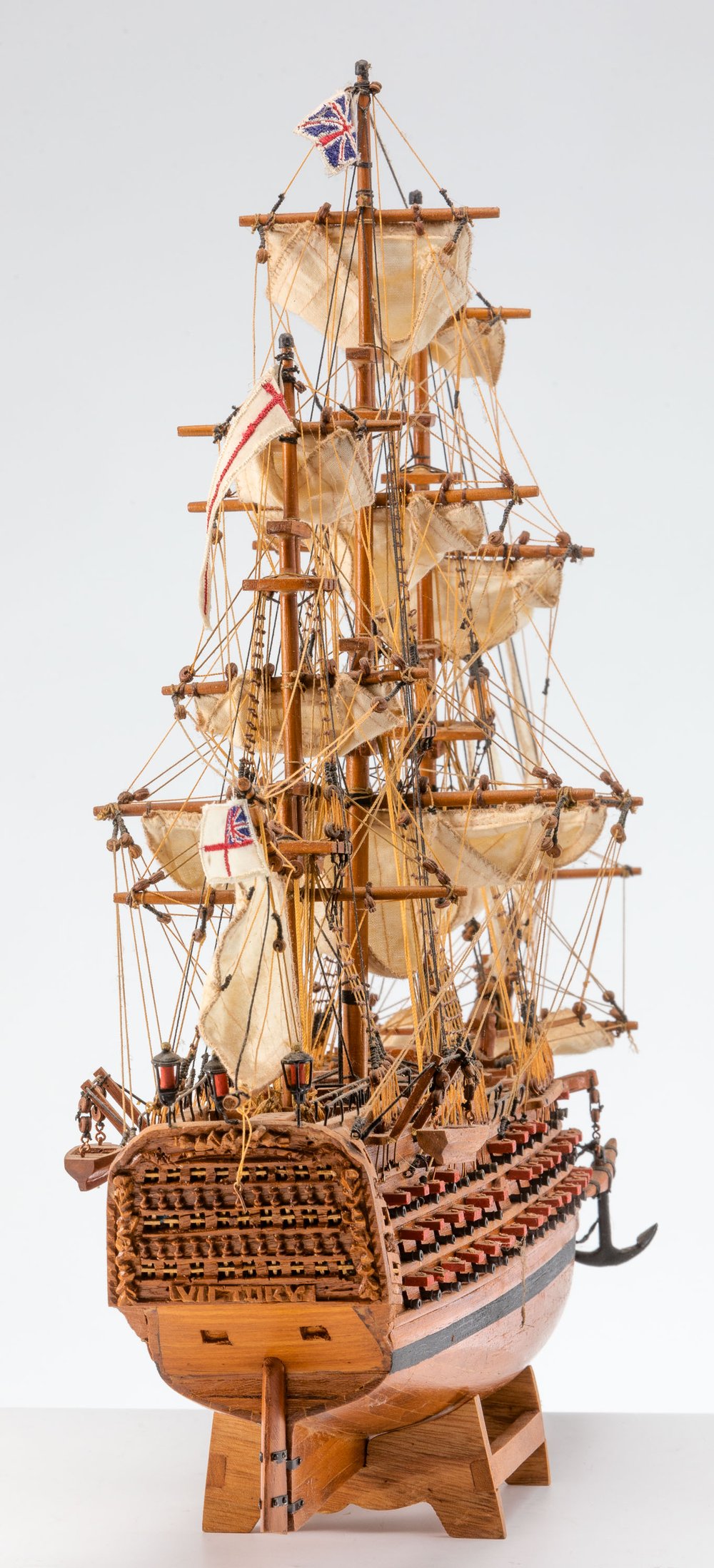 Segelschiffsmodell der "HMS Victory" 20. Jh. - Image 3 of 3