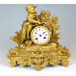 Figurenuhr Louis Philippe Frankreich, 2. H. 19. Jh.