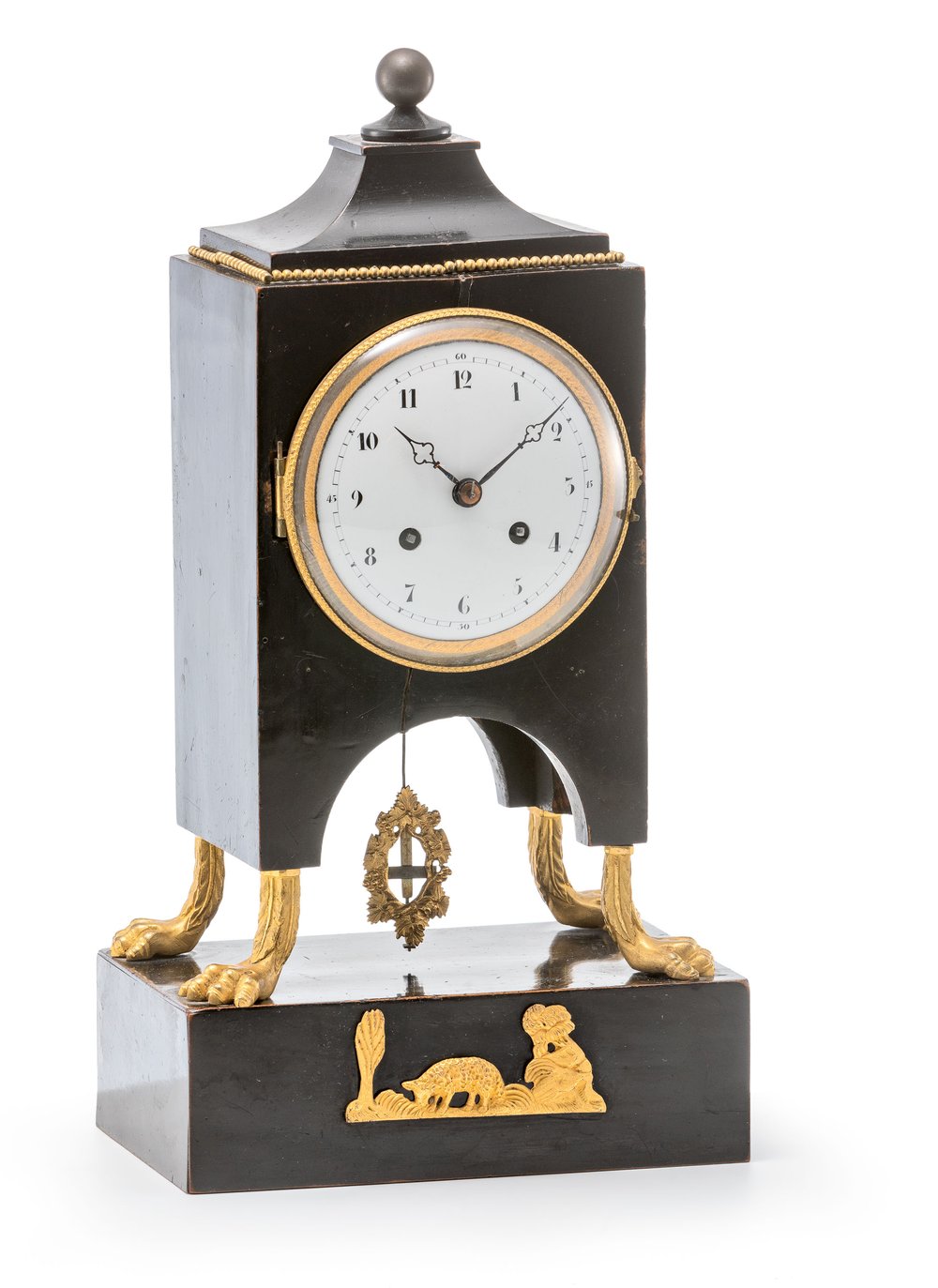 Biedermeier-Stockuhr 19. Jh.