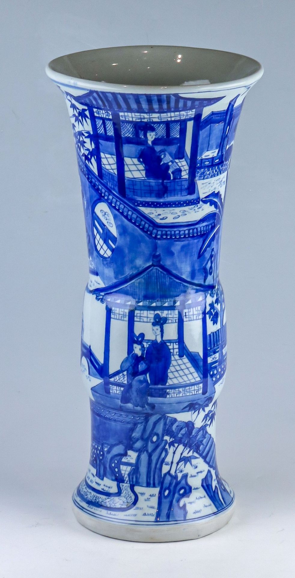 Große Vase in gu-Form China, Republik-Zeit - Image 2 of 3