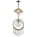 Kleine Jugendstil-Deckenlampe