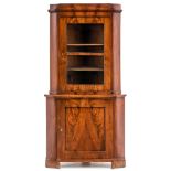 Biedermeier-Eckschrank Norddeutsch, um 1820