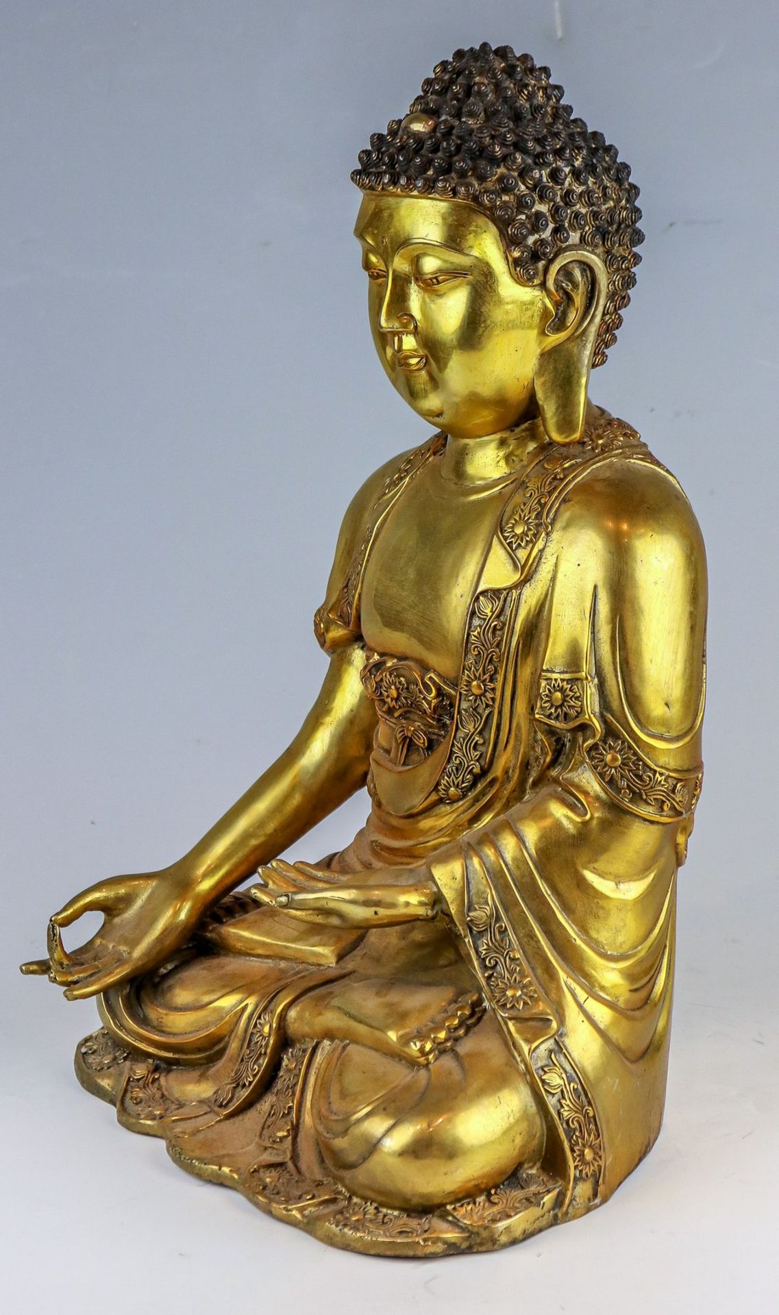 Sitzender Buddha China - Image 2 of 5