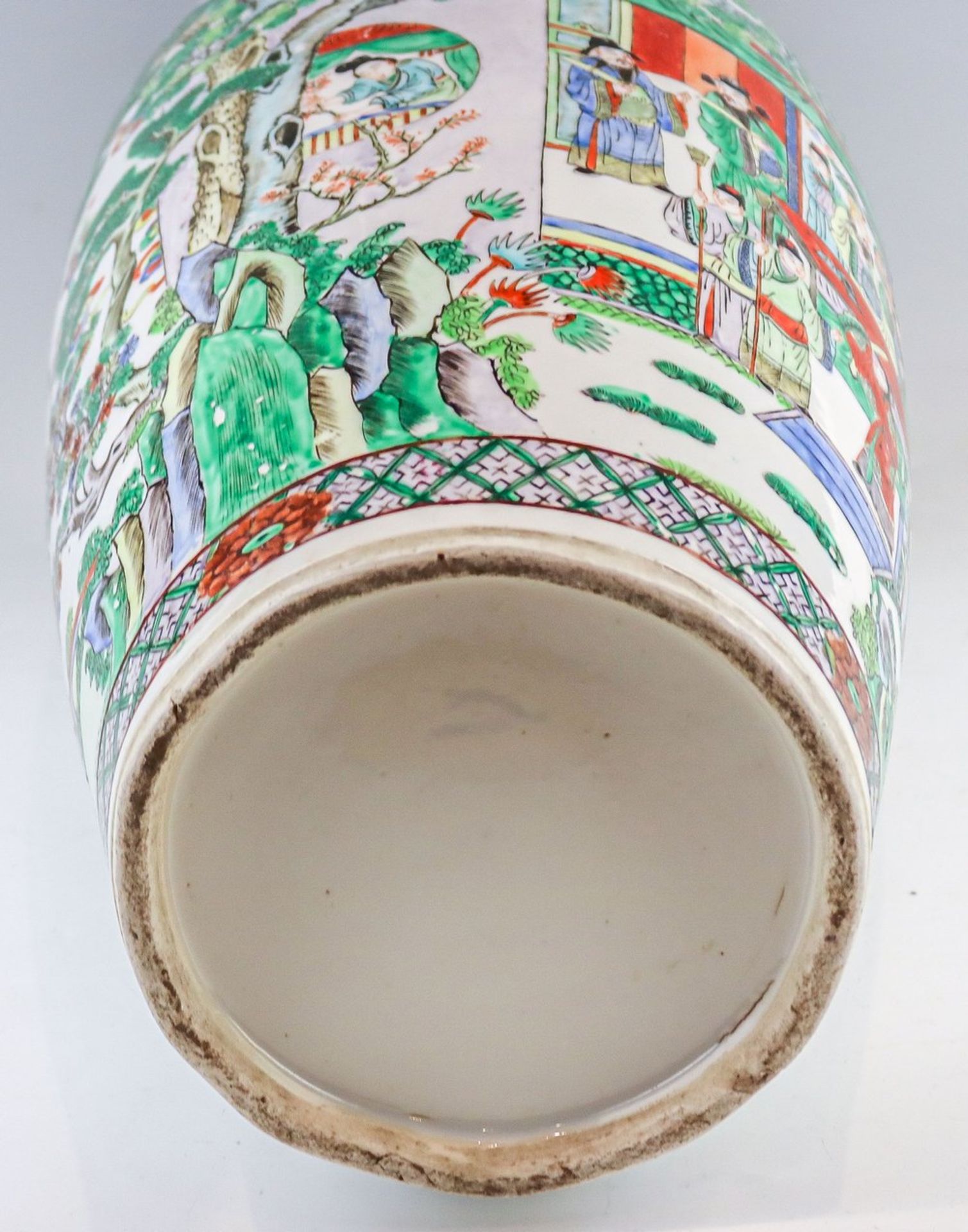 Große leicht bauchige Vase China - Image 4 of 4