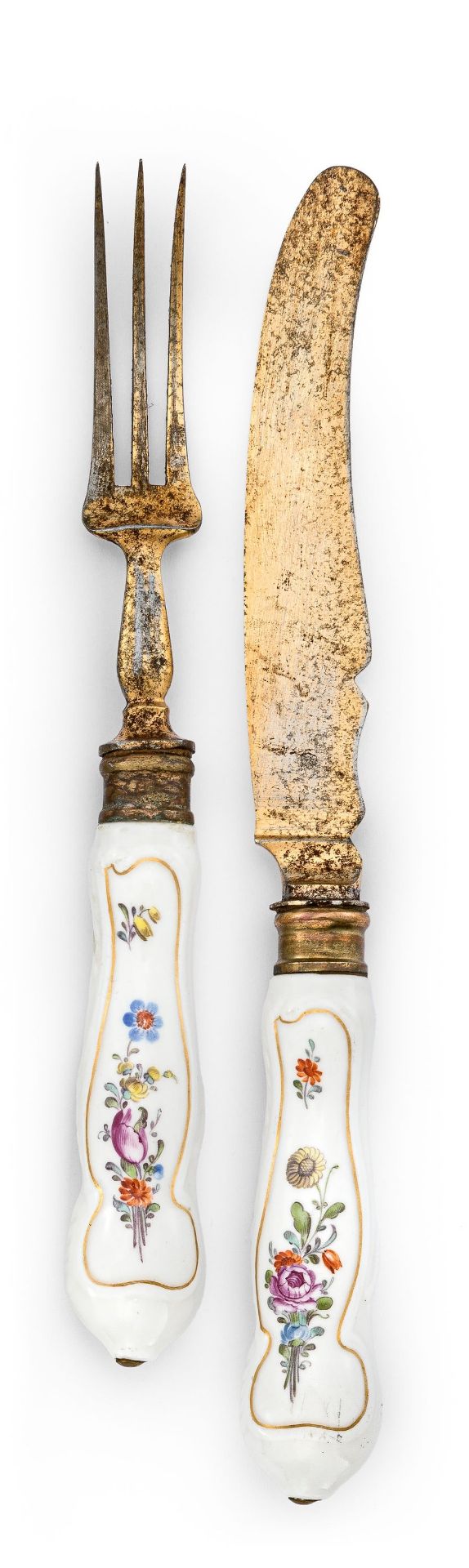 Messer und Gabel Meissen, um 1760/80