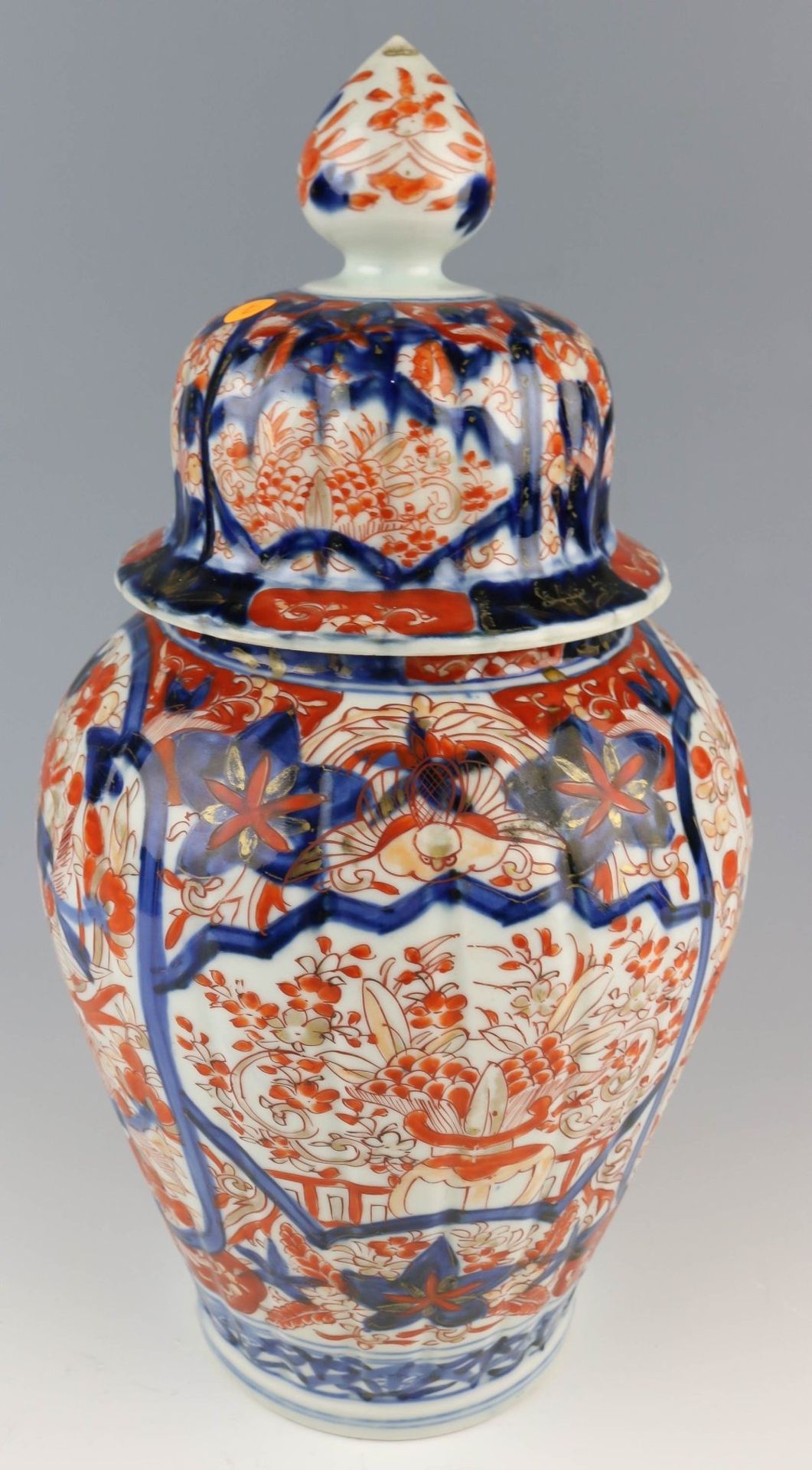 Deckel-Balustervase Japan, Imari - Image 2 of 4