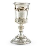 Pokal im Rokokostil Österreich, um 1850