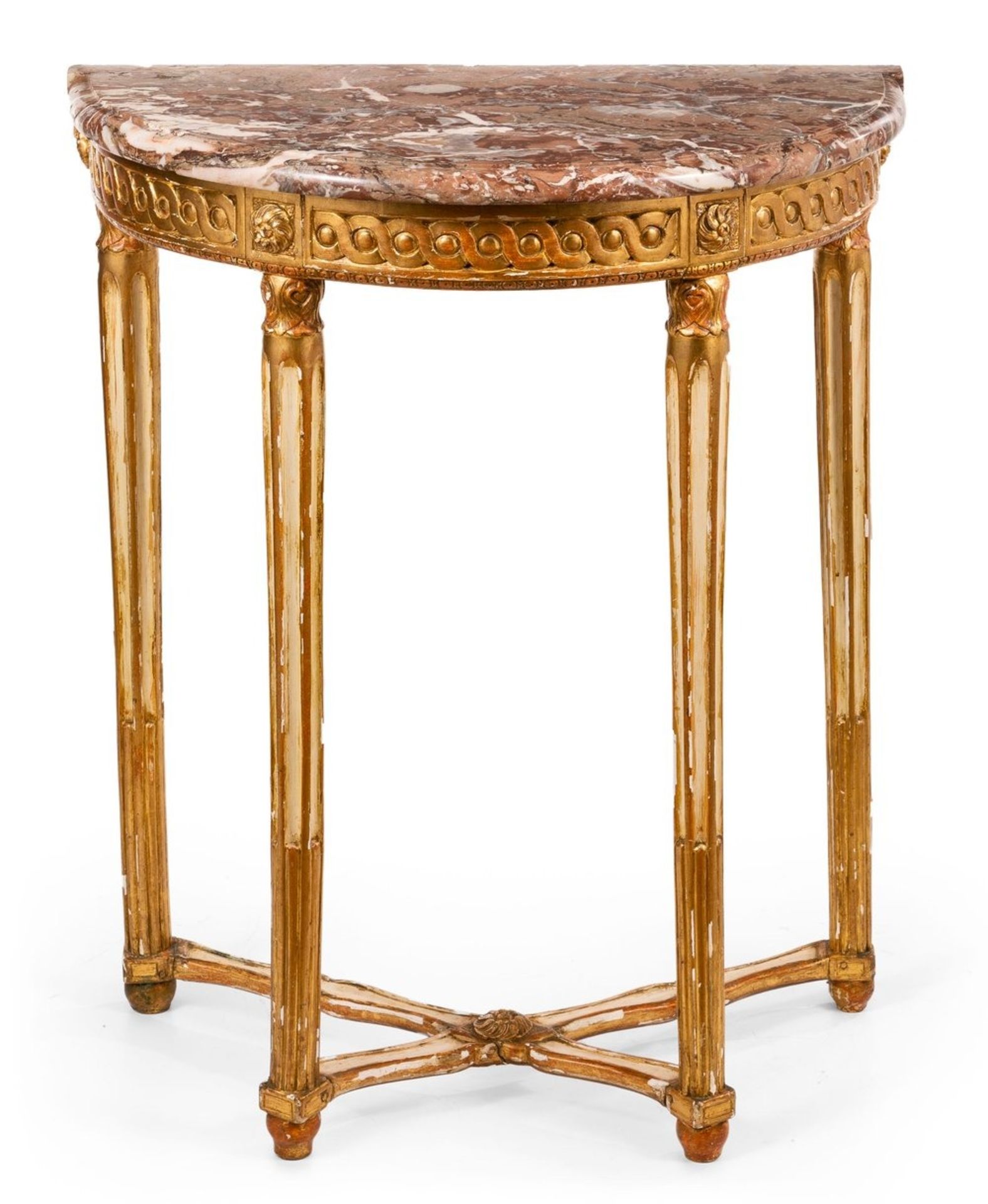 Gustavianischer Demilune-Tisch 1. H. 19. Jh. 