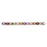 Multicolor-Cabochon-Armband