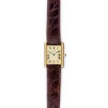 Cartier-Vintage-Tank-Vermeil-Armbanduhr