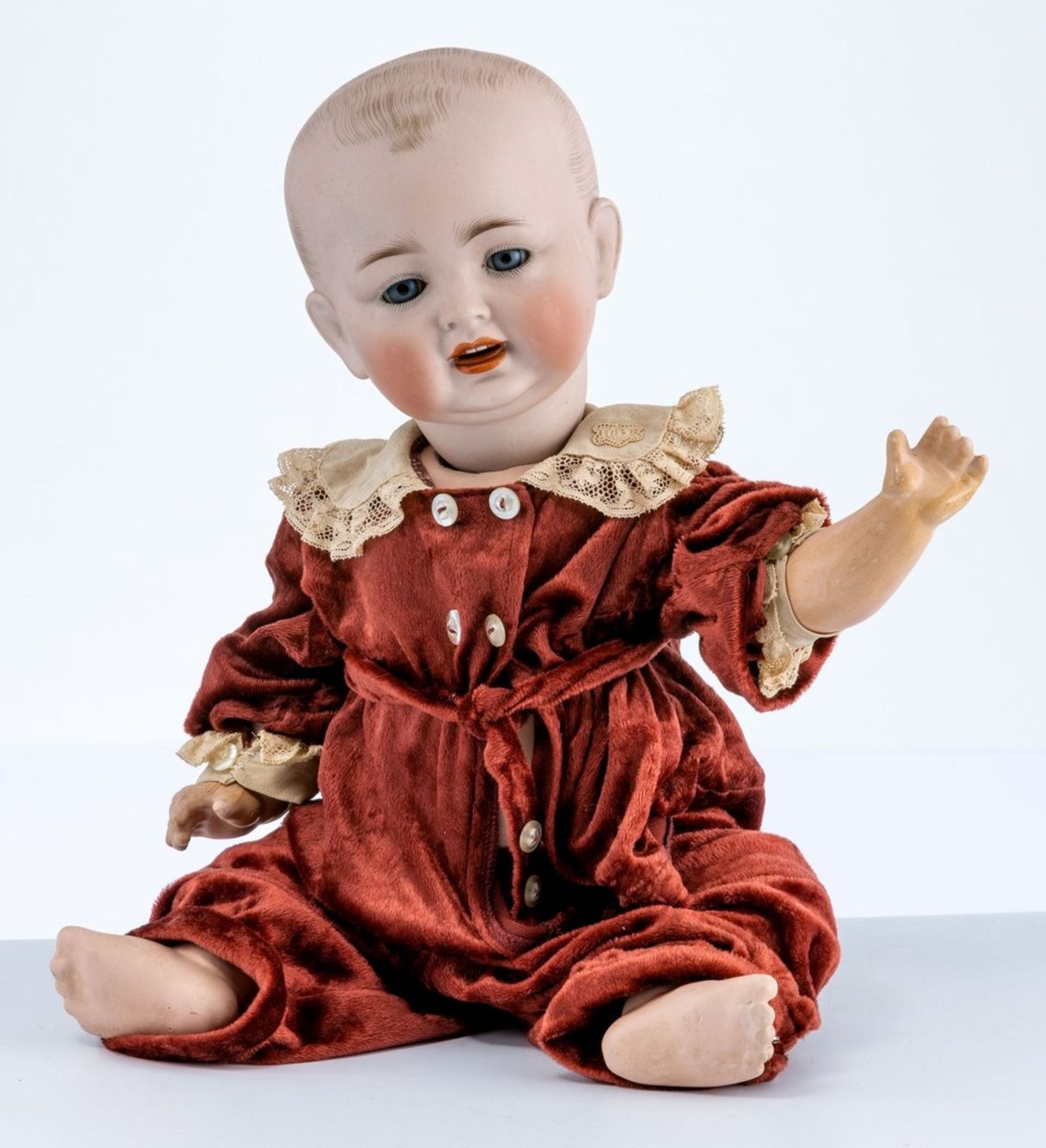 Charakterbaby mit Vollkopf Um 1912