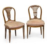 Ein Paar klassizistische Stühle 18. Jh.