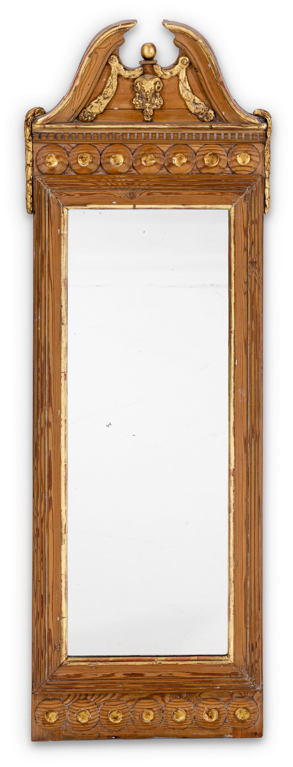 Ein Paar gustavianische Pfeilerspiegelrahmen Schweden, 19. Jh. - Image 2 of 3