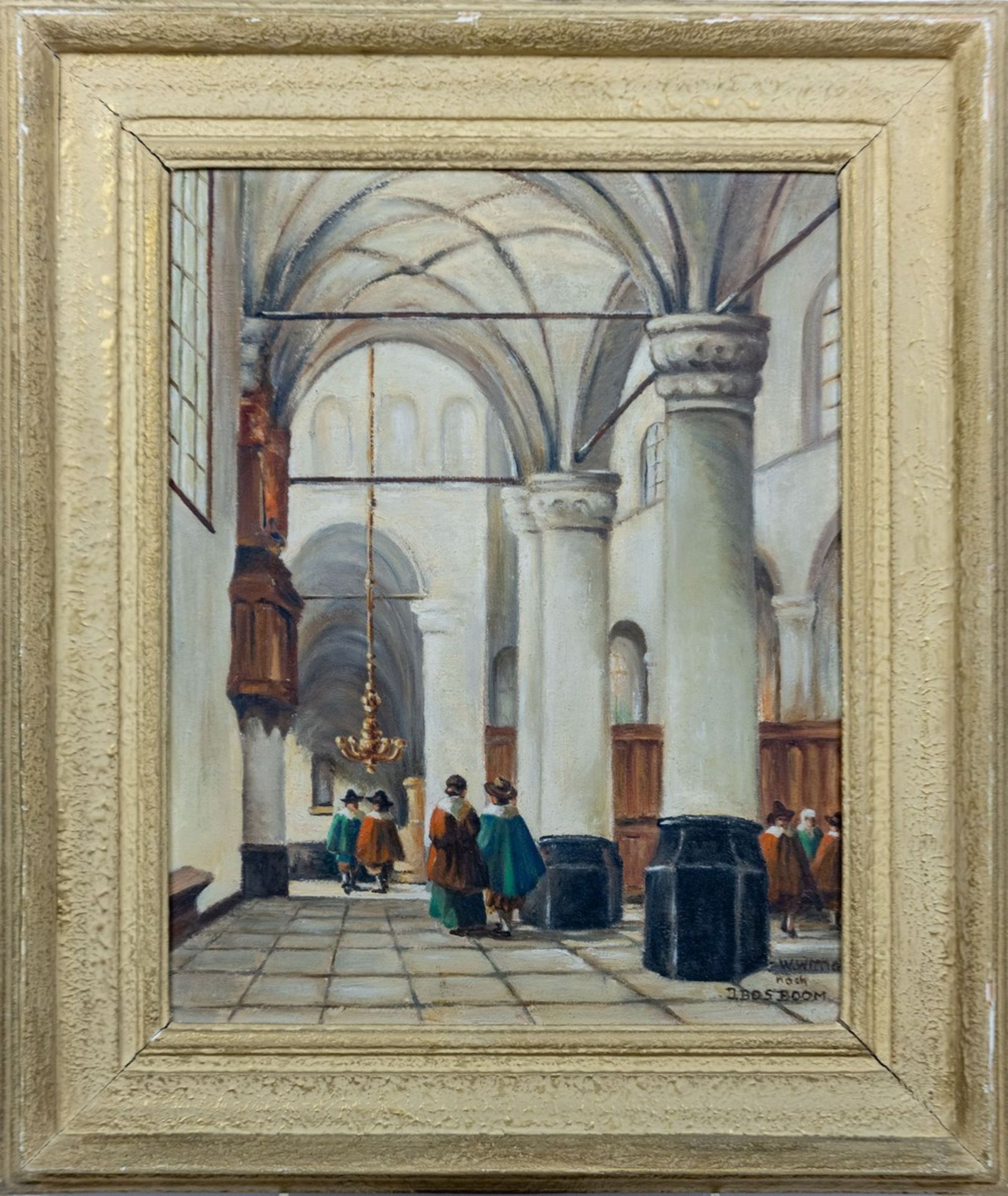 Bosboom, J. (Den Haag 1819-1871) , Kopie nach - Image 3 of 3