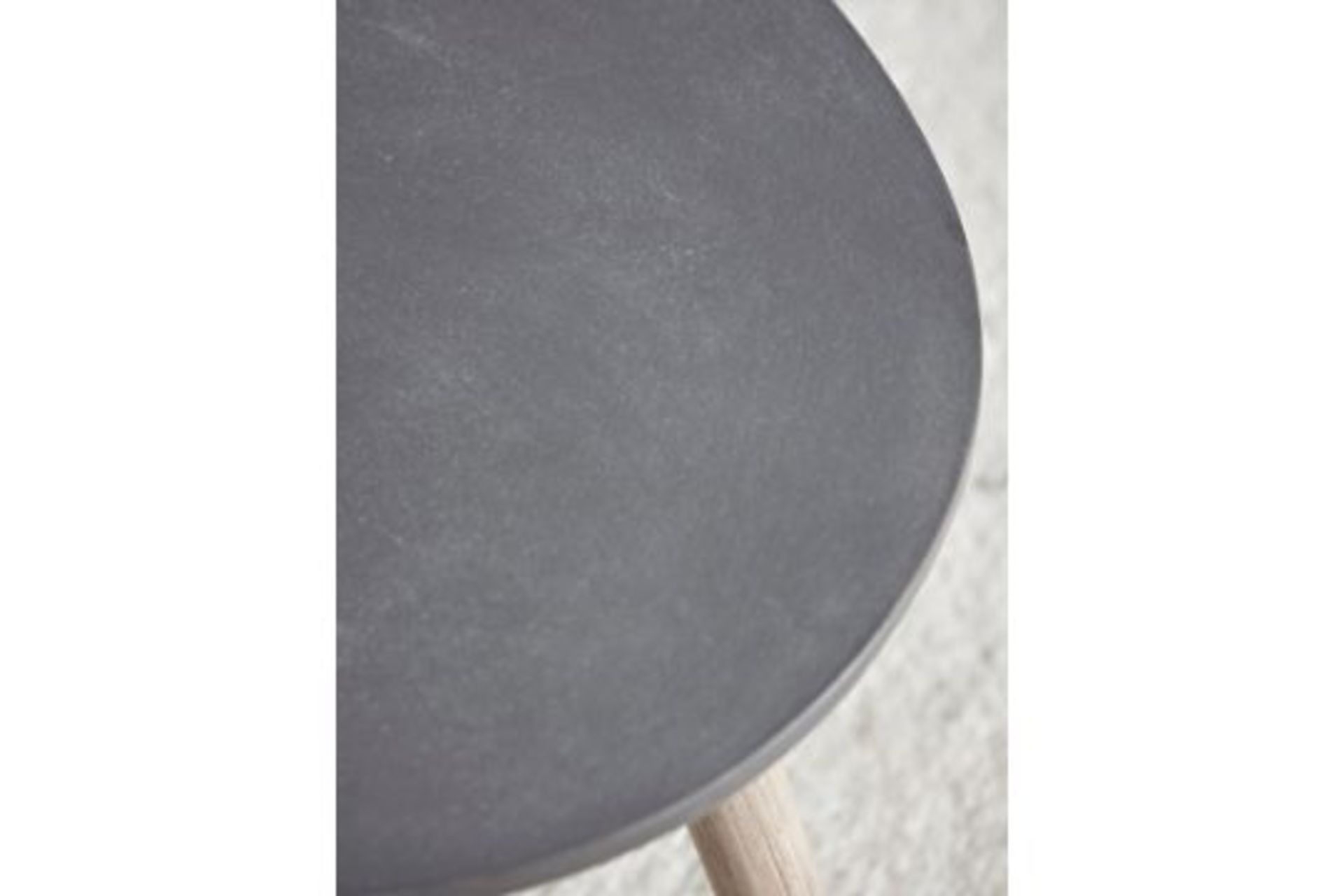 Cox & Cox Grey Topped Coffee Table RRP £250.00 (DAMAGED TOP) COLLECTION ONLY - Image 3 of 5