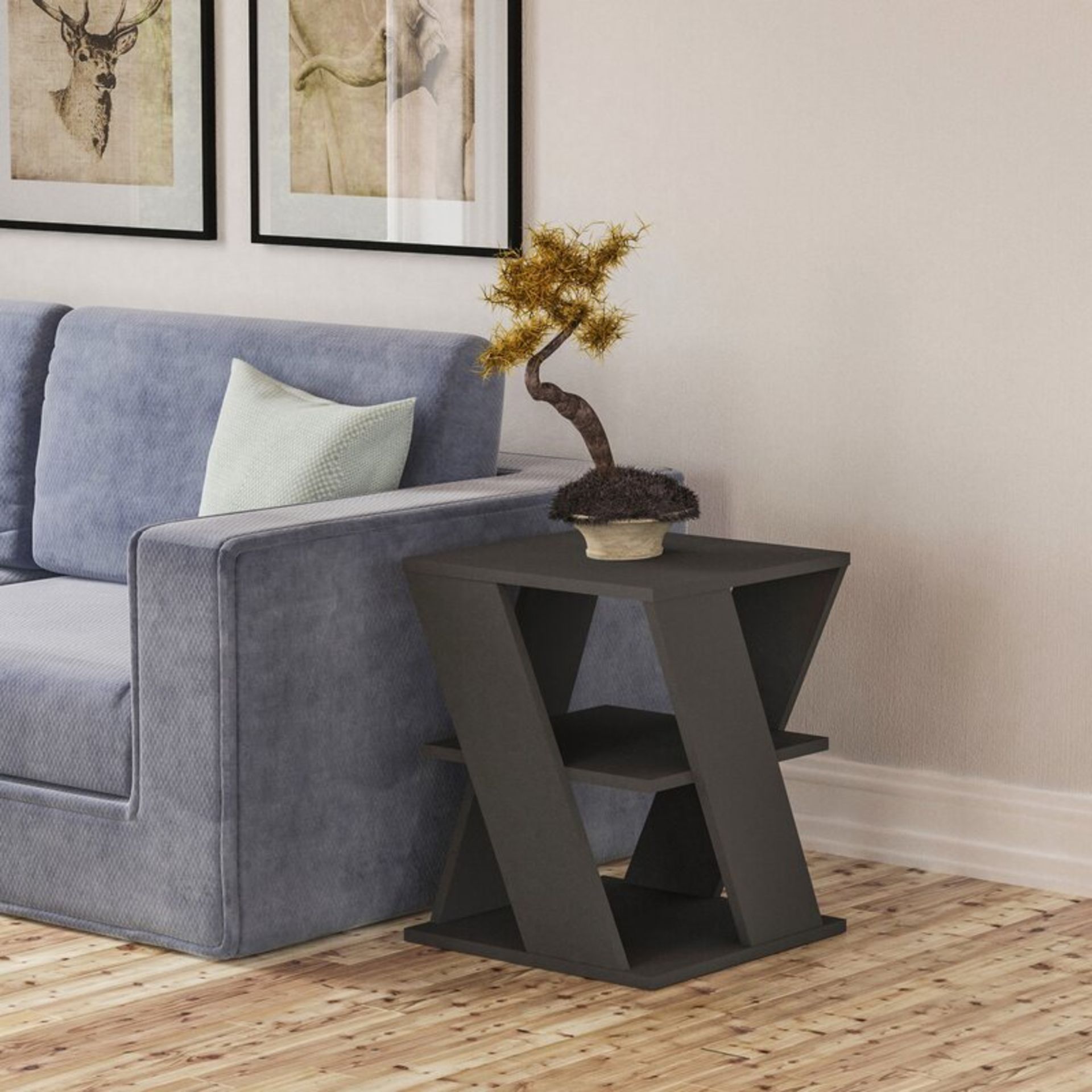 Cateline Side Table with Storage - RRP £112.00