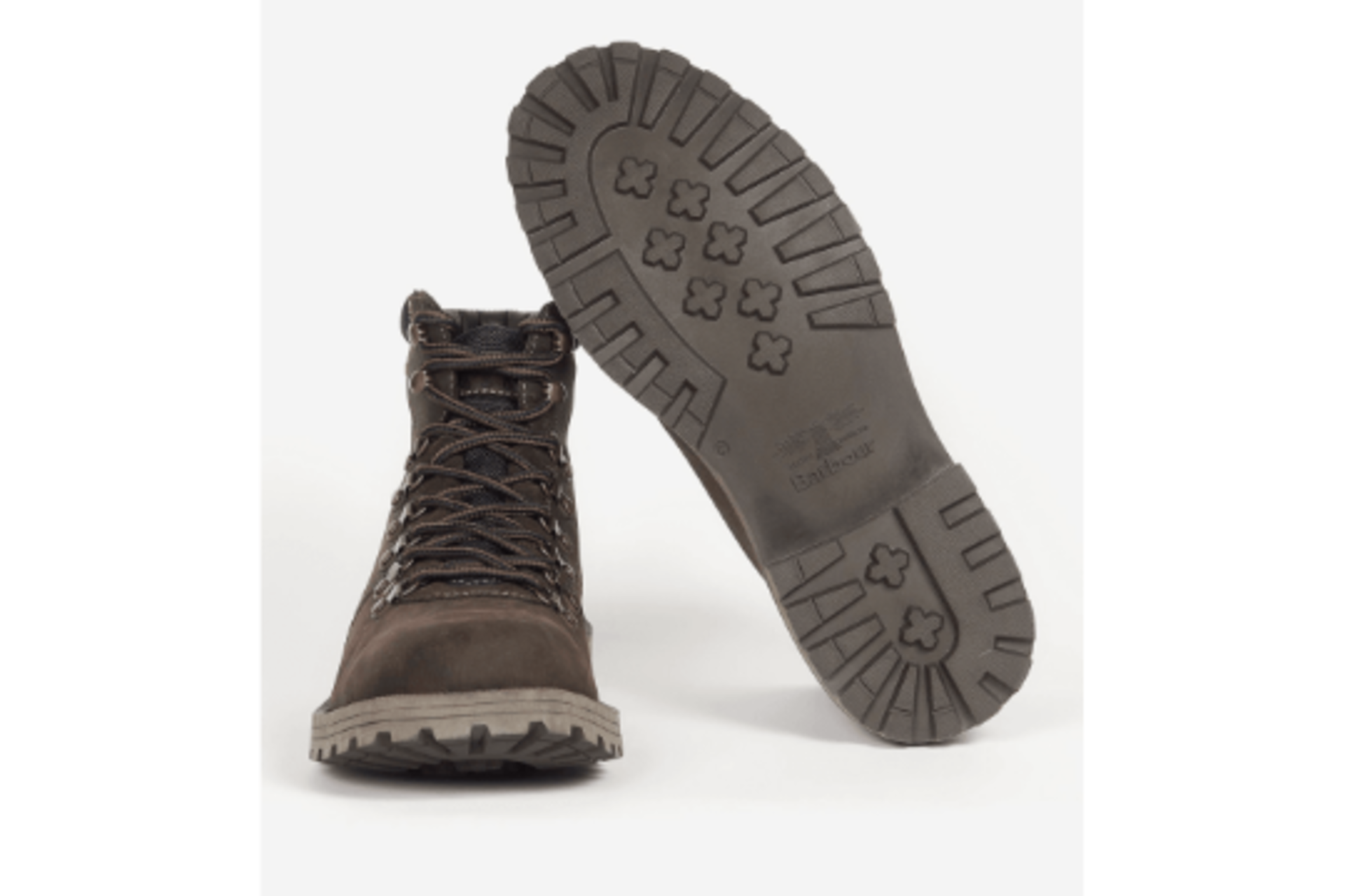 RRP £159 - New Size 8 Barbour Oak Quantock Hiker Boots NO VAT - Image 3 of 3