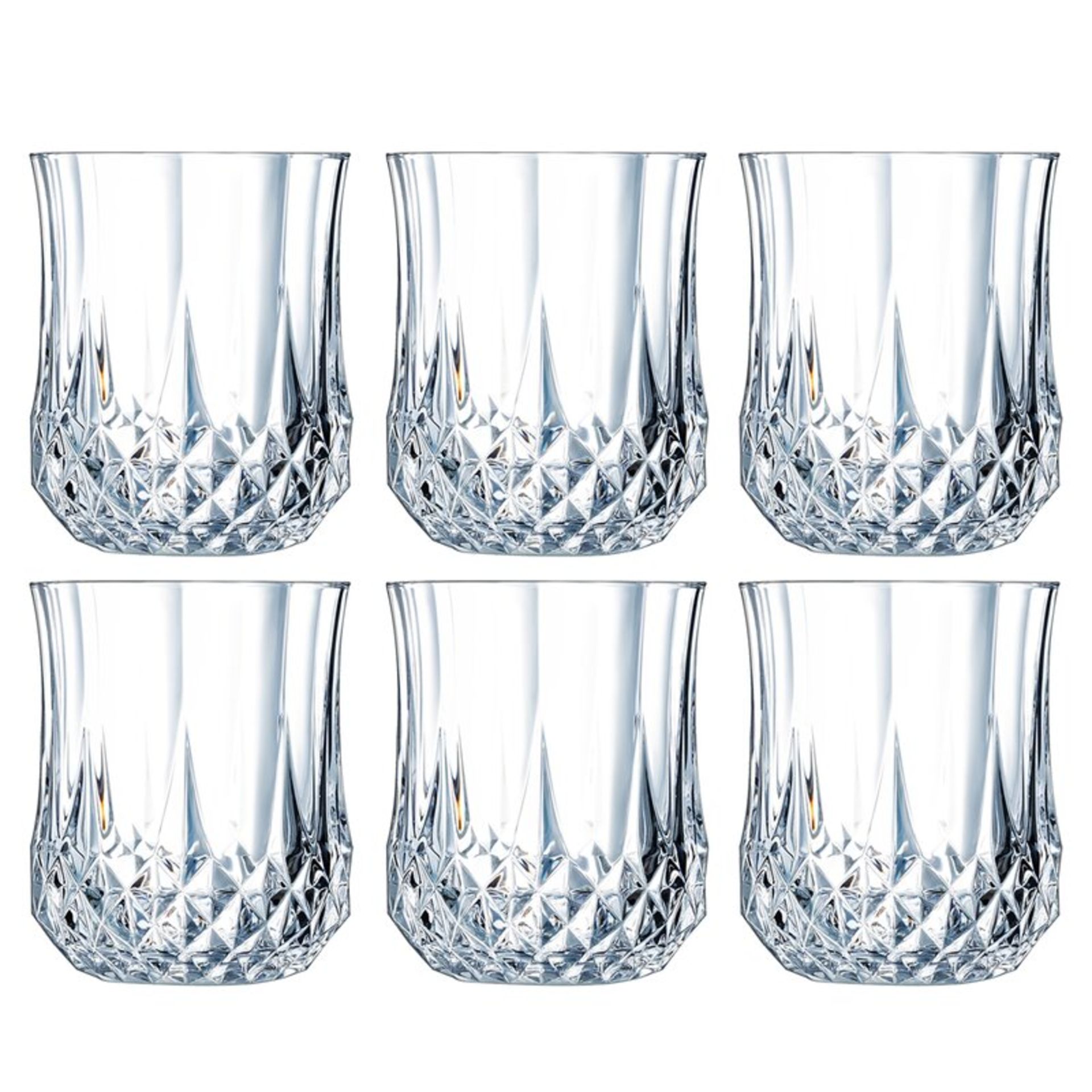 Set 0f 6 Longchamp 230ml Lead Free Crystal Drinking Glasses - £24.99 - Image 2 of 3