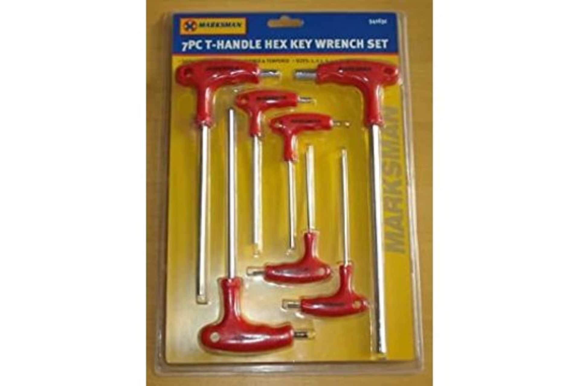 Marksman 7PC T-Handle Hex Key Wrench Set