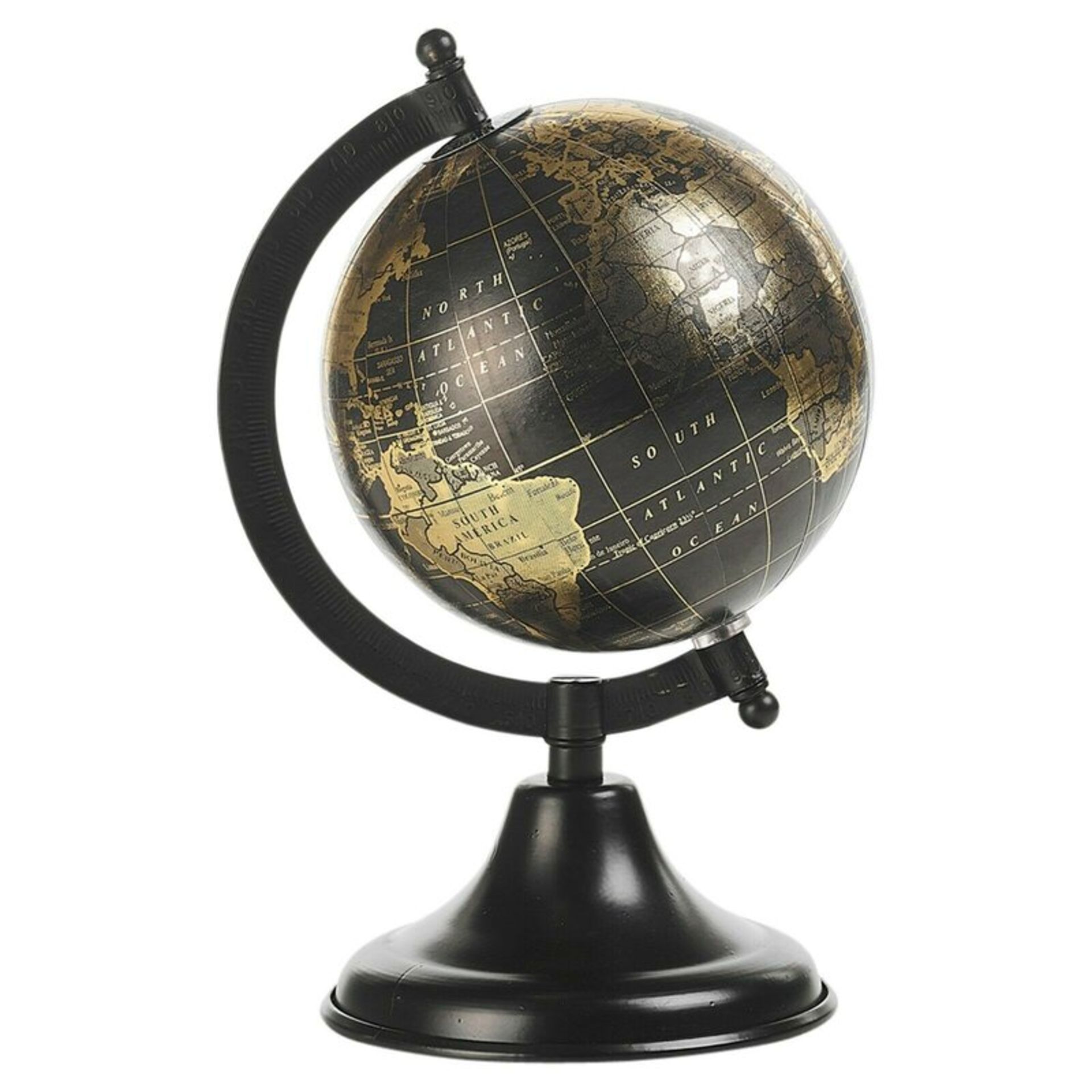 Globes On Stand With Metal Base 10" Black - RRP £25.99 - Image 3 of 3