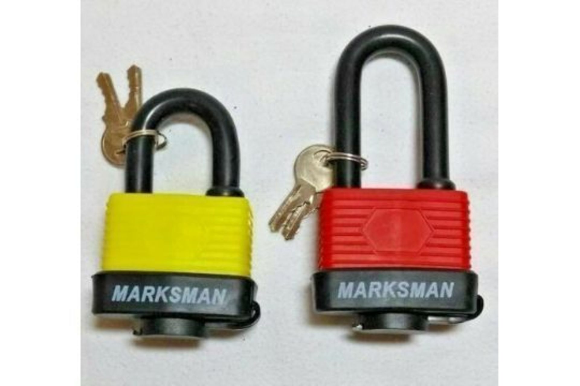 New Marksman 2pc 50mm Laminated Padlock Set