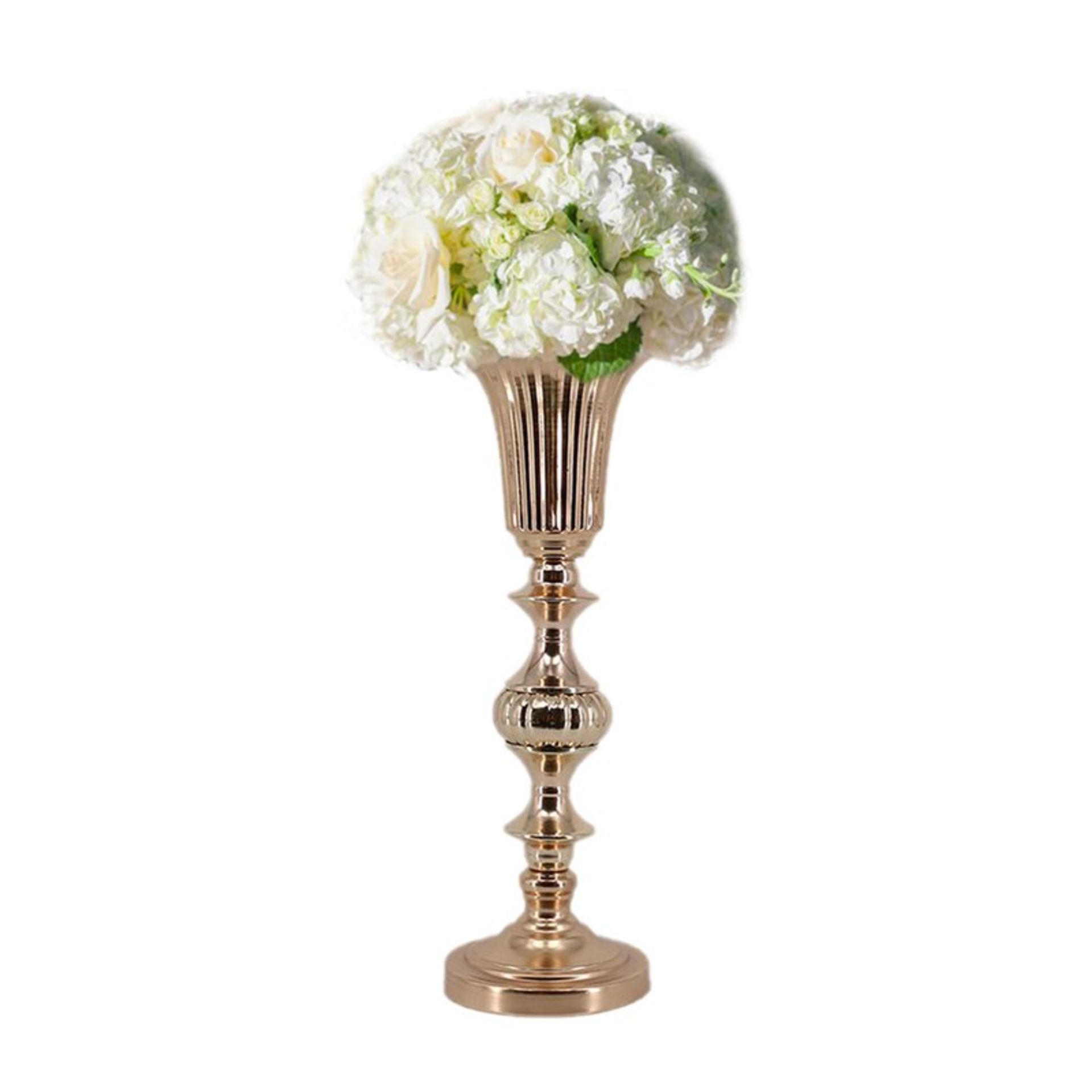 Gerald Gold Metal Table Vase - RRP £27.99 - Image 2 of 2